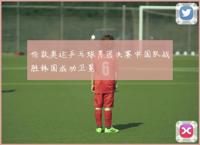 伦敦奥运乒乓球男团决赛中国队战胜韩国成功卫冕